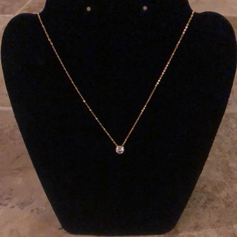 Minimalist Gemstone Necklace - Picture 11 of 11